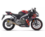 Arrow Aprilia TUONO 457 Full System Exhaust 2025-2026 – Pista Titanium Carbon End Cap Racing