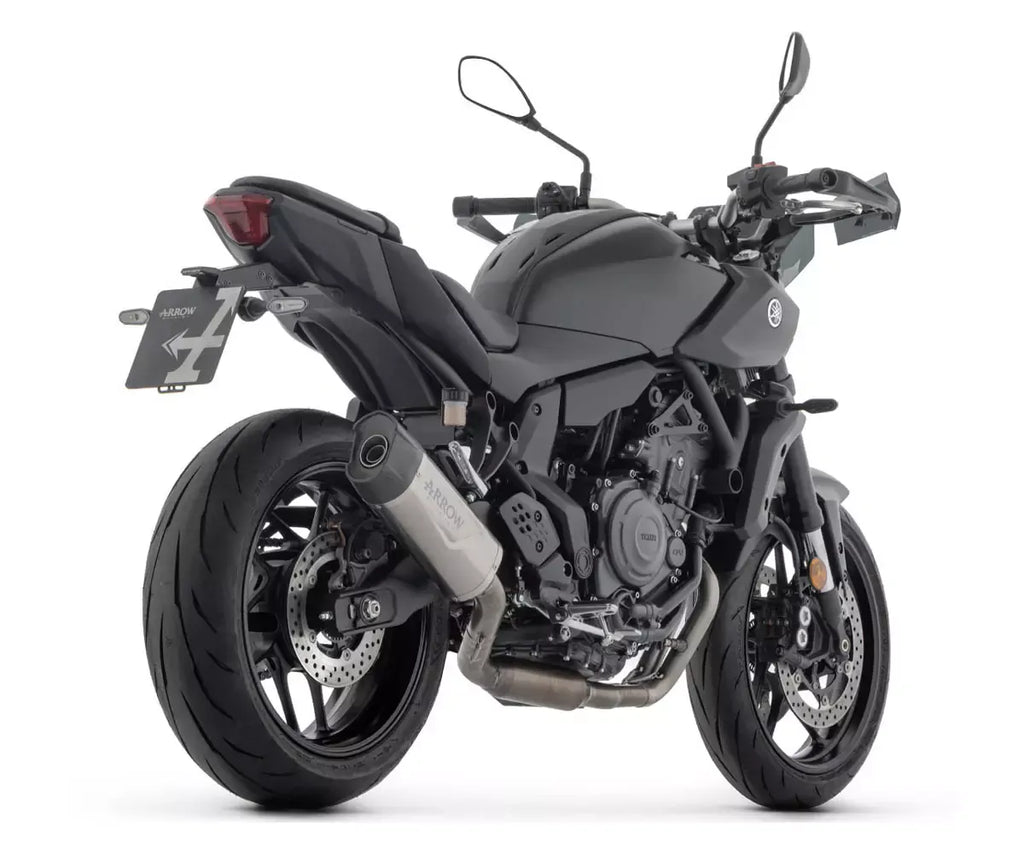 Arrow Indy-Race Titanium / Stainless Steel Exhaust Headers / Carbon End Cap Full System Exhaust for Yamaha MT-07 2025-2026 - ARROW EXHAUSTS