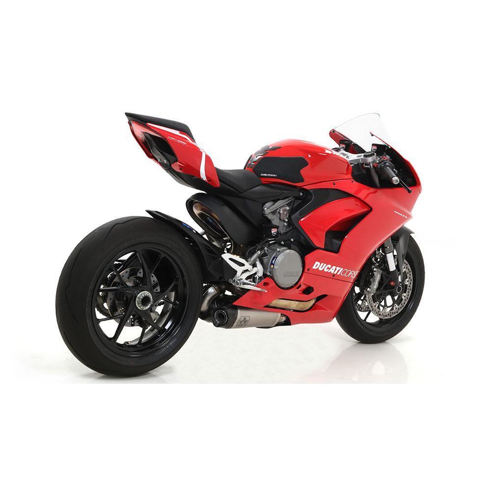 Ducati Streetfighter V2 2022-2023 2 Exhaust Mufflers Arrow Works Titanium Racing - 71160PK - ARROW EXHAUSTS