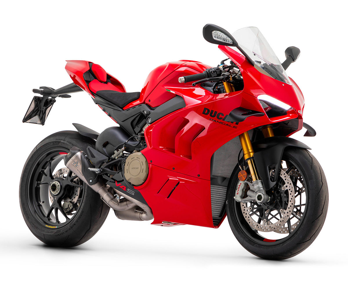 Ducati Panigale V4 2018-2023 Exhausts Mufflers Arrow Works Racing Full Titanium - 71162PK - ARROW EXHAUSTS