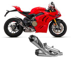 Ducati Panigale V4 2018-2023 Exhausts Mufflers Arrow Works Racing Full Titanium - 71162PK - ARROW EXHAUSTS