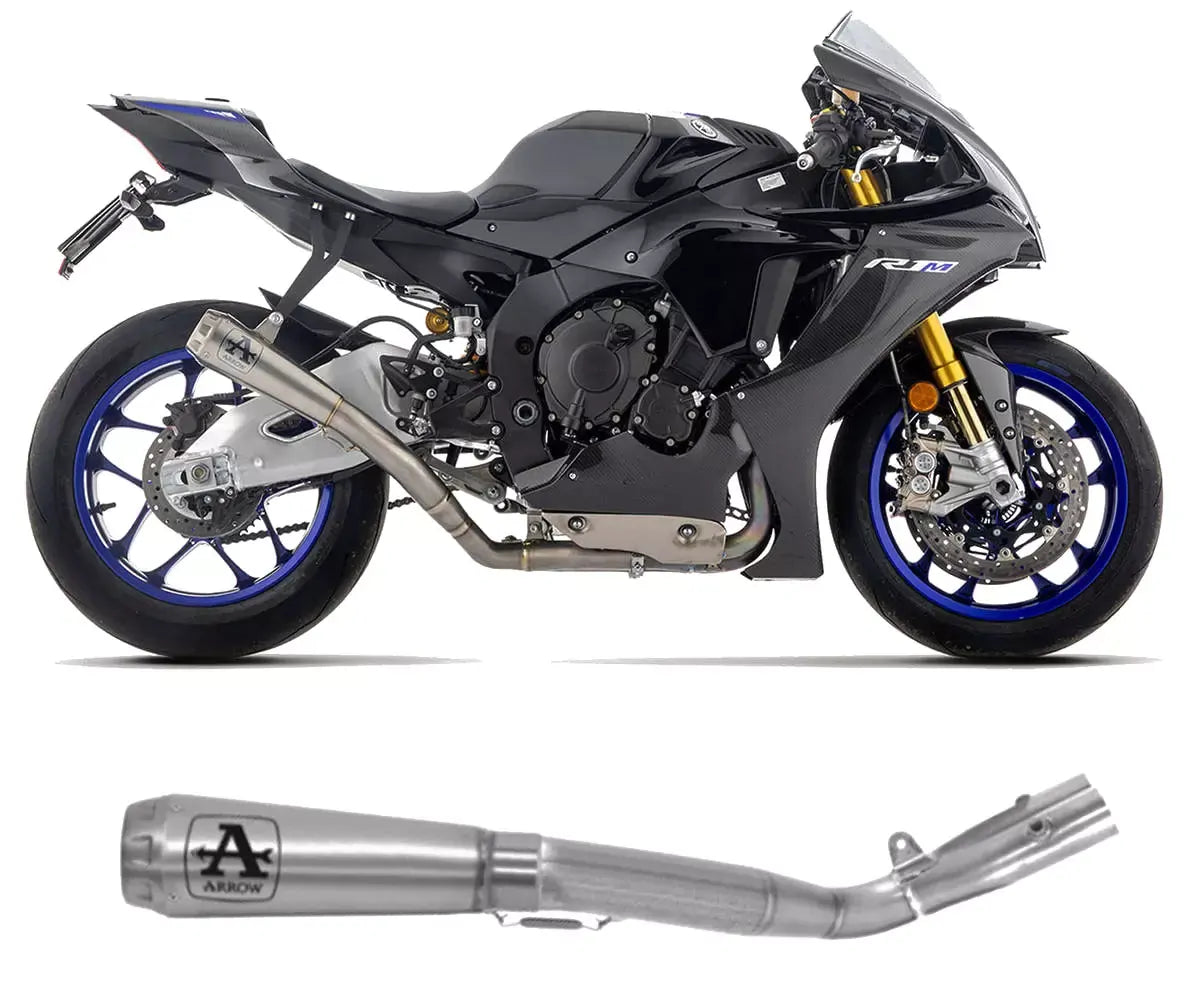 Arrow Semi-Complete Exhaust Arrow PRO-RACE Full Titanium + Titan Link Pipe for Yamaha YZF R1 2025-2026 - ARROW EXHAUSTS