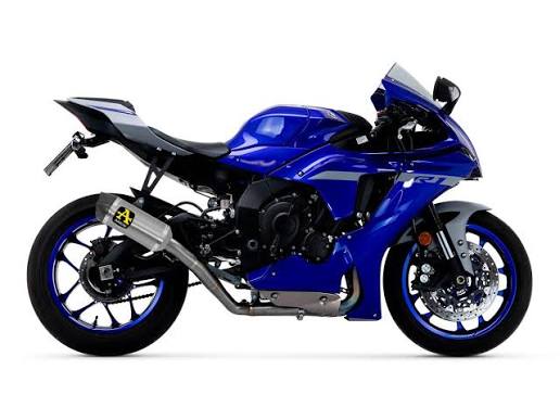 Arrow Yamaha Yzf R1 Slip-On Exhaust + Link Pipe 2017-2022 – Titanium
