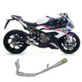 BMW S 1000 Rr 2019-2024 Arrow Titanium Racing Full System Competition Titanium End Cap - 71206CP - ARROW EXHAUSTS