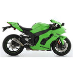Kawasaki Zx-10rr 2021-2023 Exhaust Muffler + Link Pipe Nokat Arrow Pro-race Half System End Cap Mesh Titanium - 71215HCPF - ARROW EXHAUSTS