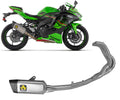 Kawasaki Zx-4r 2024 Full System Exhaust Arrow Competition Steel Collectors - 71233PTZ - ARROW EXHAUSTS