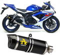 Suzuki Gsx-R 750 2008-2010 Full Exhaust Arrow Street Thunder Aluminium Black - 71334MI71382MI71729AKN - ARROW EXHAUSTS