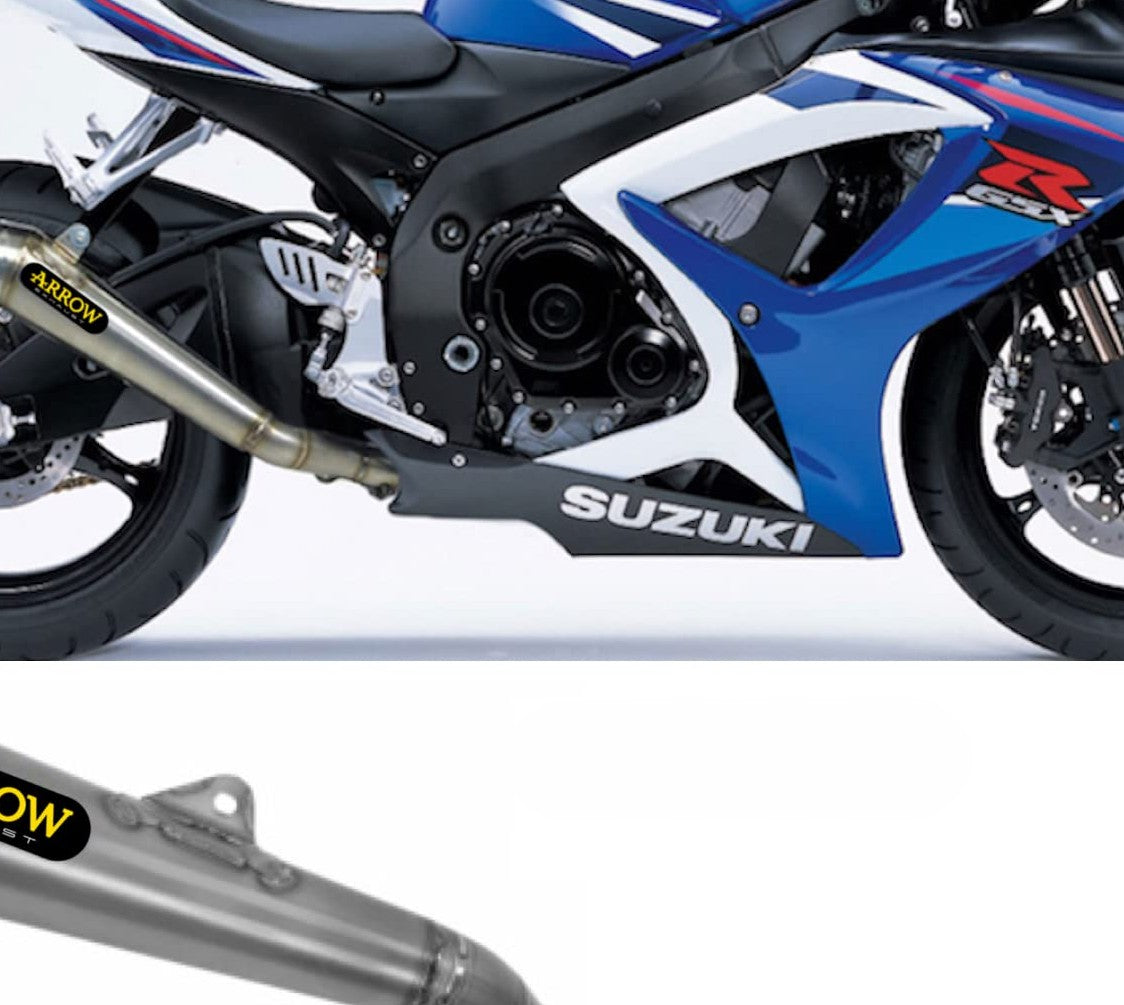 Arrow Suzuki GSX-R 750 Full System Exhaust 2006-2007 – Pro-Race Titanium