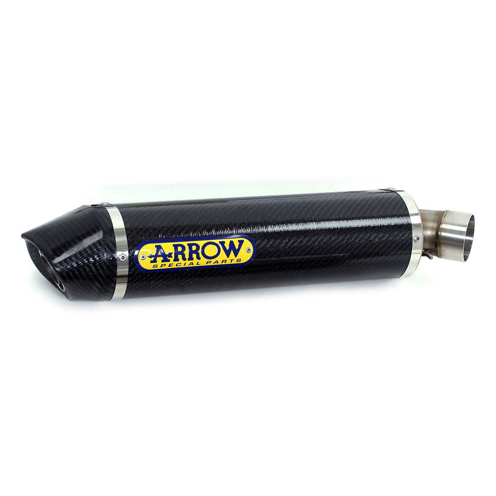 Honda Cbr 600 Rr 2007-2008 Full Exhaust Arrow Indy Race Aluminium Black - 71355MI71354MI71712AKN - ARROW EXHAUSTS