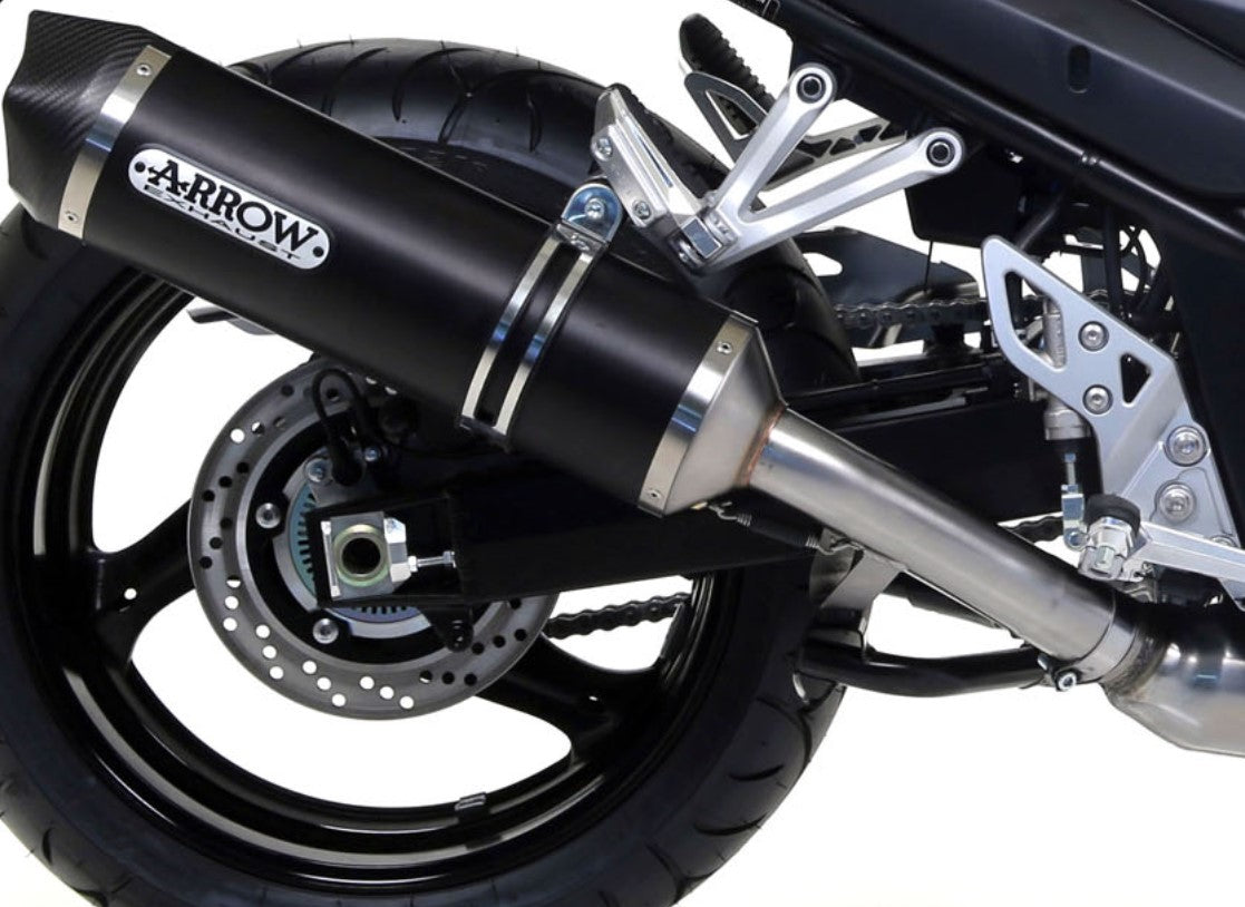 Arrow Suzuki GSF 1250 FA Slip-On Exhaust 2010-2016 – Black Aluminium