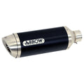Suzuki Gsx-R 600 2008-2010 Exhaust + Link Pipe Arrow Street Thunder Aluminium Black - 71381MI71729AON - ARROW EXHAUSTS