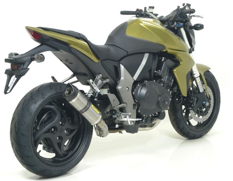 Arrow Honda CB 1000 R Slip-On Exhaust + Link Pipe 2008-2016 – Thunder Titanium