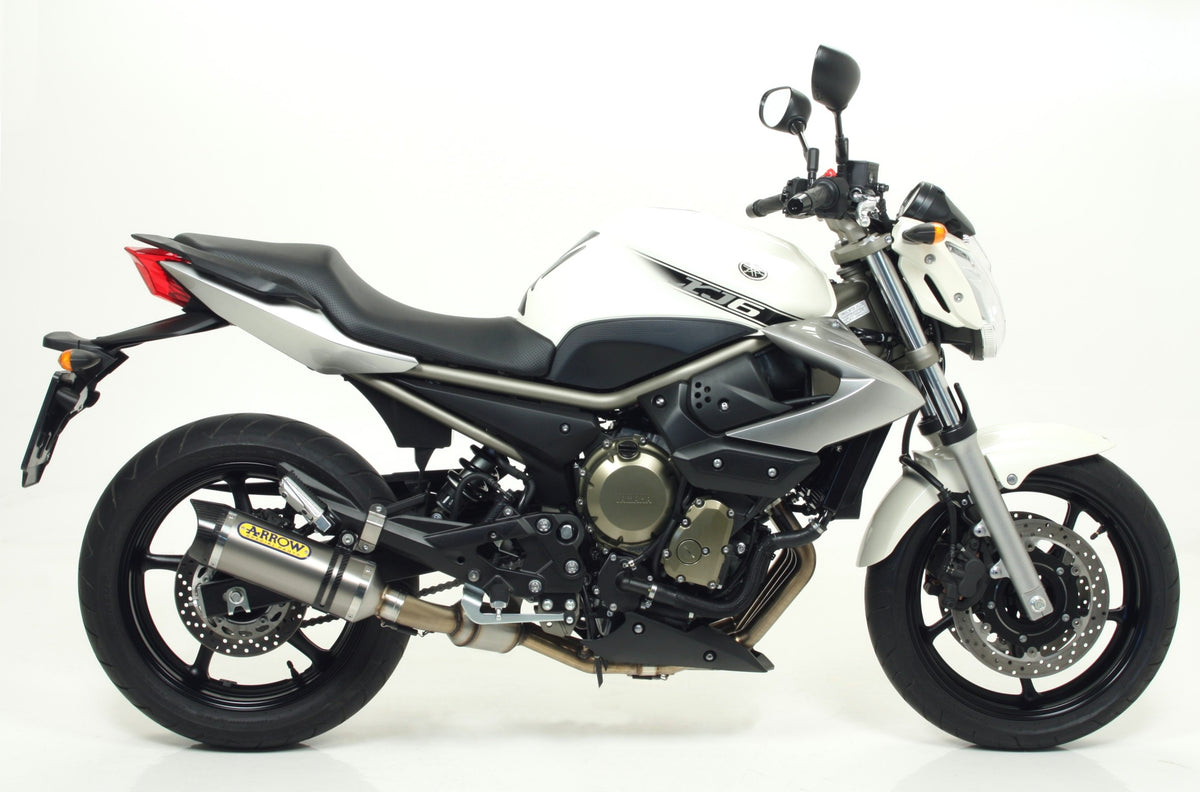 Arrow Yamaha XJ6 DIVERSION Full System Exhaust 2009-2015 – Black Aluminium Catalytic