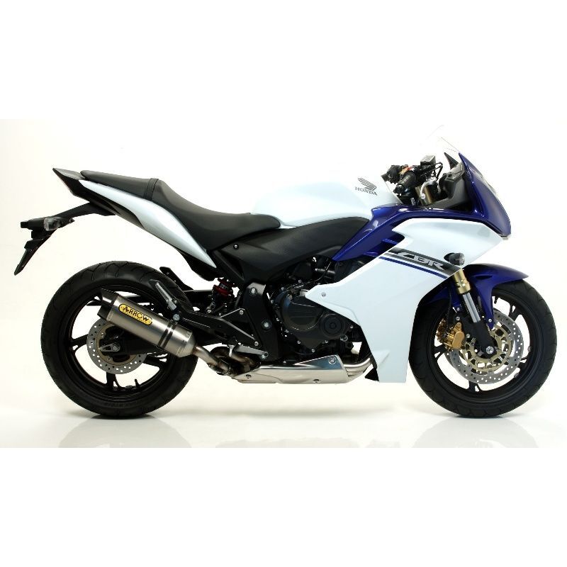 Honda Cbr 600 F 2011-2013 Full Exhaust Arrow Street Thunder Aluminium - 71446MI71722AK - ARROW EXHAUSTS