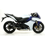 Honda Cbr 600 F 2011-2013 Full Exhaust Arrow Street Thunder Aluminium Black - 71446MI71722AON - ARROW EXHAUSTS