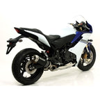 Honda Cbr 600 F 2011-2013 Full Exhaust Arrow Street Thunder Aluminium Black - 71446MI71722AON - ARROW EXHAUSTS