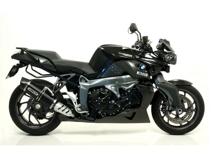 BMW K 1300 R 2009-2016 Exhaust + Link Pipe Racing Arrow Maxi Race Tech Aluminium Black - 71455MI71790AKN - ARROW EXHAUSTS