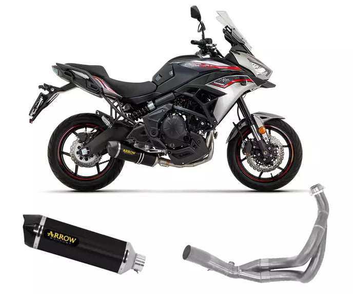 Arrow Kawasaki VERSYS 650 Full System Exhaust 2017-2022 – Race-Tech Catalytic