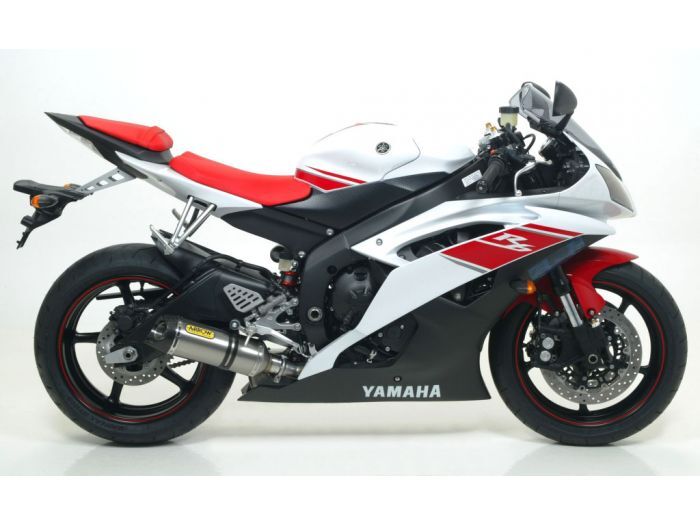Yamaha YZF 600 R6 2012-2016 Full Exhaust Arrow Street Thunder Aluminium - 71473MI71701AK - ARROW EXHAUSTS