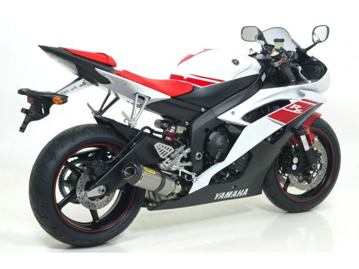 Yamaha YZF 600 R6 2012-2016 Full Exhaust Arrow Street Thunder Aluminium - 71473MI71701AK - ARROW EXHAUSTS