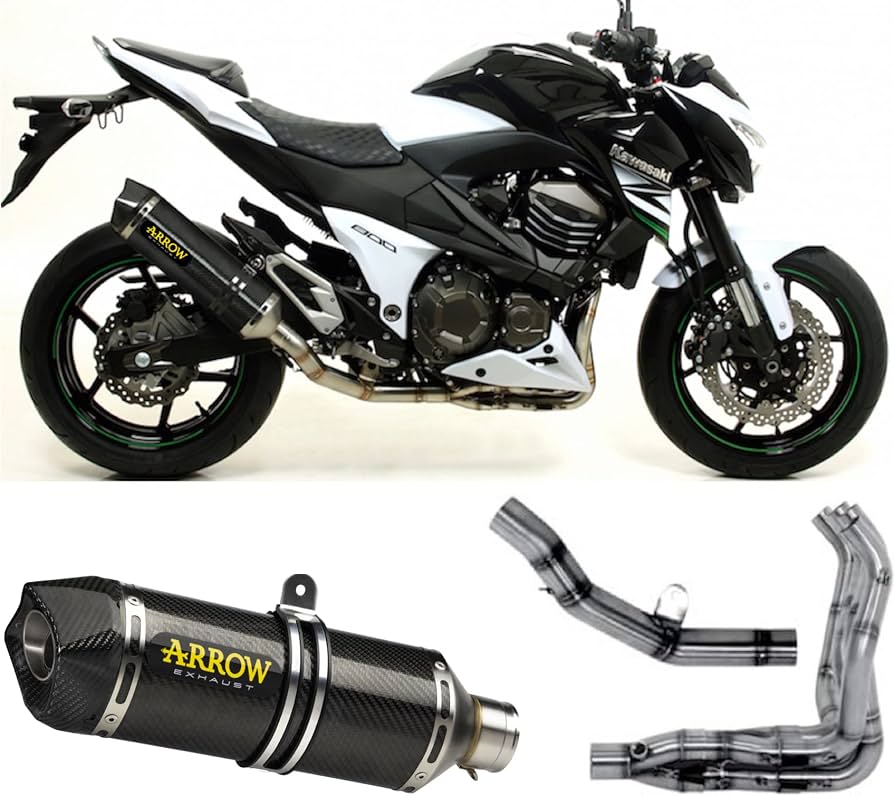Arrow Kawasaki Z 800 E Full System Exhaust 2013-2016 – Race-Tech Carbon
