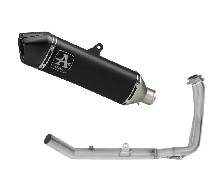 Arrow Black Aluminium Full System Exhaust for Honda Cb 750 Hornet 2025-2026 - ARROW EXHAUSTS