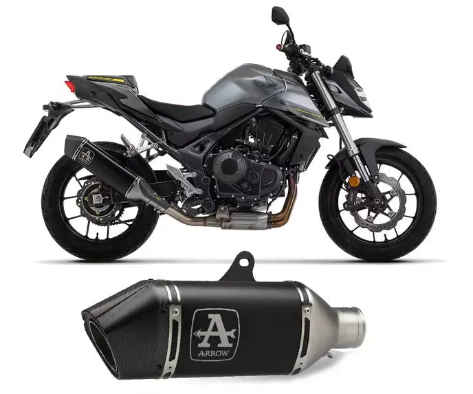 Arrow 71503van Black Aluminium Exhaust Muffler for Honda Cb 750 Hornet 2023-2026 - ARROW EXHAUSTS