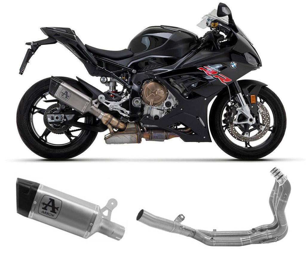 BMW S 1000 Rr 2019-2024 Full Exhaust Arrow Pista Titanium - 71506PT71768MI - ARROW EXHAUSTS