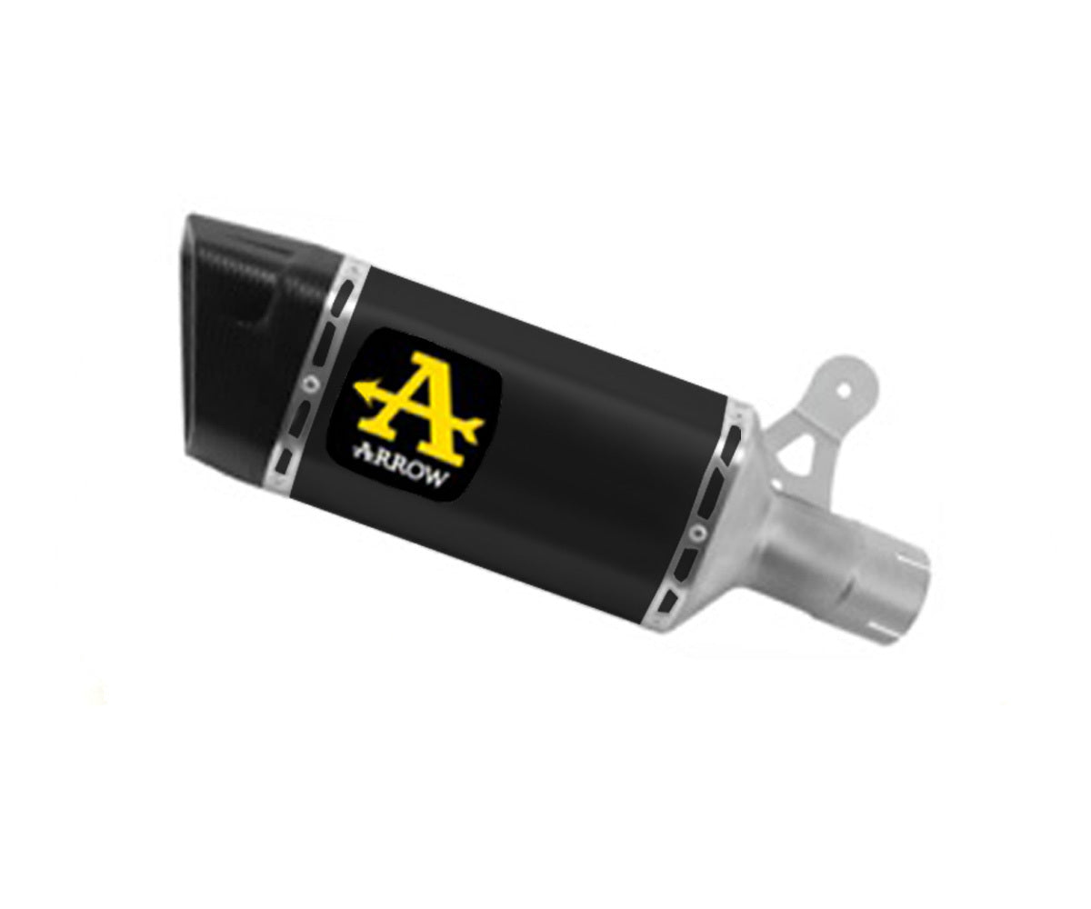 BMW S 1000 Rr 2019-2024 Exhaust Muffler Arrow Pista Titanium Black - 71506PTN - ARROW EXHAUSTS