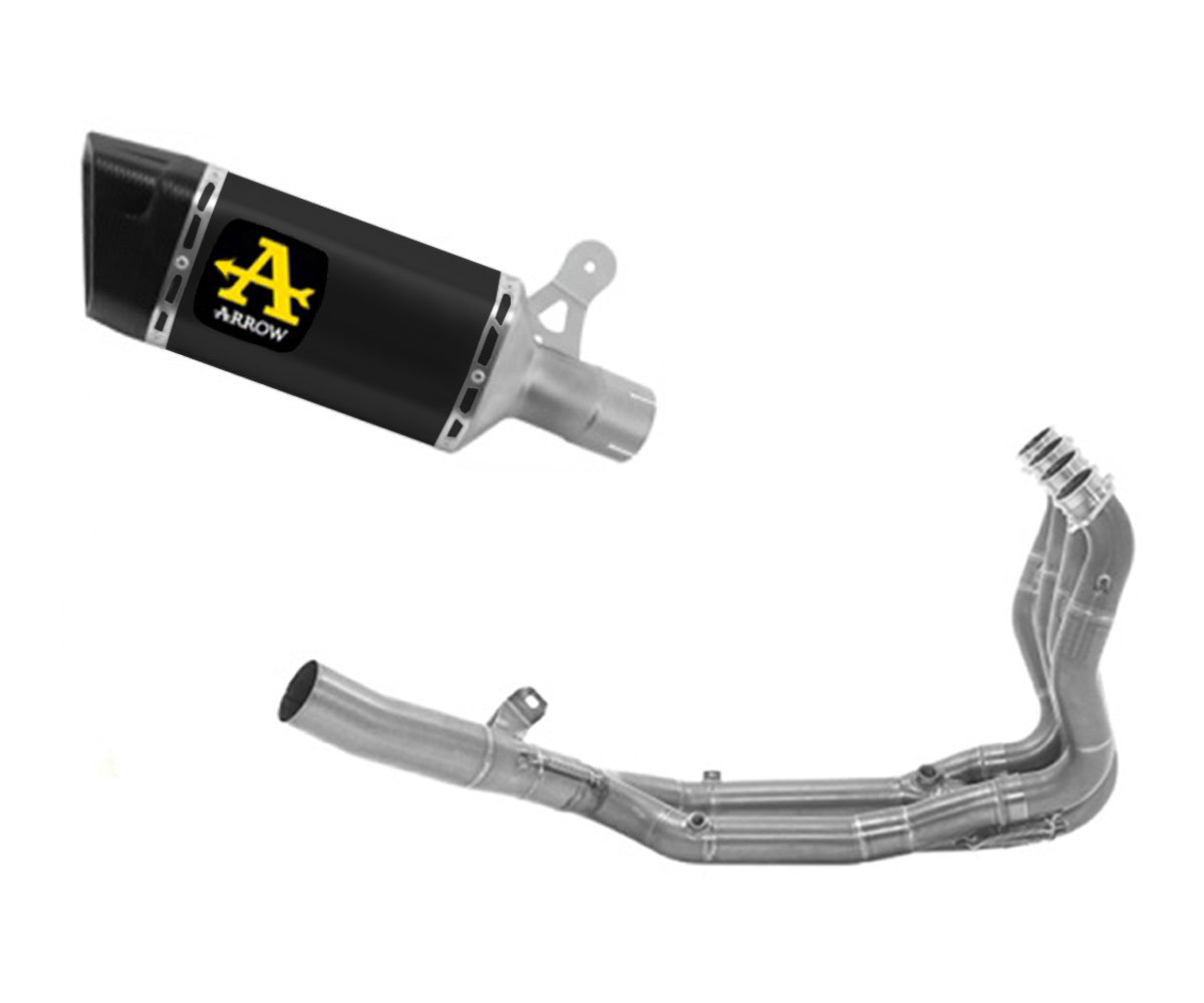 BMW S 1000 Rr 2019-2024 Full Exhaust Arrow Pista Titanium Black - 71506PTN71768MI - ARROW EXHAUSTS
