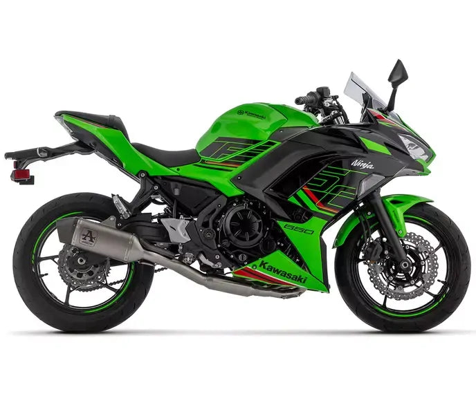 Arrow Titanium Full System Exhaust Veloce + Exhaust Headers for Kawasaki Ninja 650 / Z650 2024-2026 - ARROW EXHAUSTS