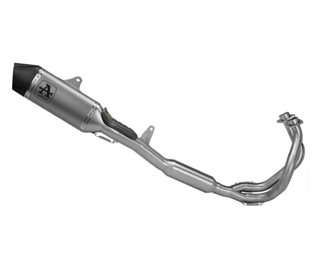 Kawasaki Ninja 650 2024 Full System Exhaust Arrow E5 Veloce Titanium - 71506VL - ARROW EXHAUSTS