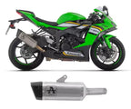 Arrow PISTA Titanium Exhaust Muffler for Kawasaki ZX-6R 636 2024-2026 - ARROW EXHAUSTS