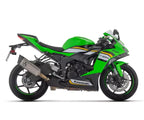 Arrow PISTA Titanium Exhaust Muffler for Kawasaki ZX-6R 636 2024-2026 - ARROW EXHAUSTS