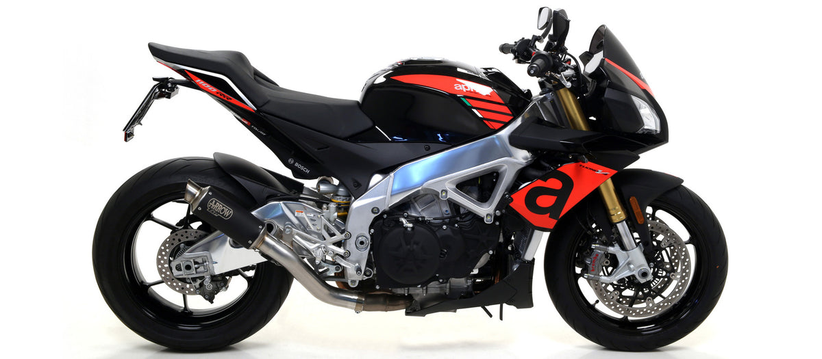 Aprilia Tuono V4 Rr Factory 2017-2018 Exhaust Arrow Gp2 Black - 71535GPI - ARROW EXHAUSTS