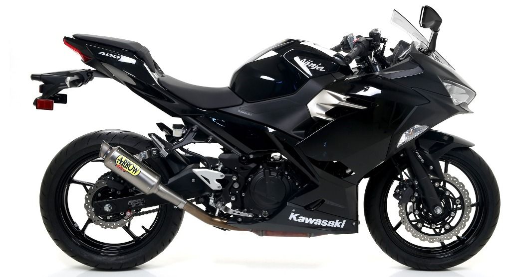 Arrow Kawasaki Z 400 Slip-On Exhaust 2019-2021 – GP2 Titanium