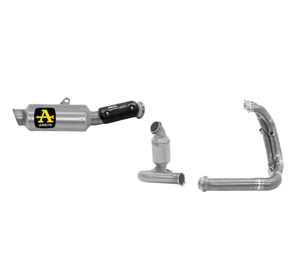 KTM 890 Duke R 2020-2023 Full Exhaust Arrow Gp2 Titanium - 71549GP71719MI71702MI - ARROW EXHAUSTS