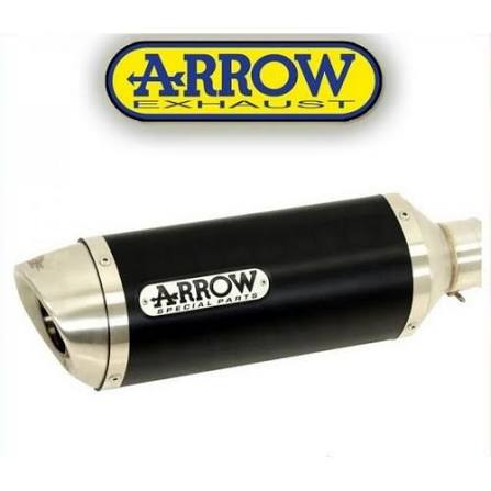 Arrow KTM Duke 390 Full System Exhaust 2013-2016 – Thunder Black Aluminium Catalytic