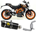 Arrow KTM Duke 390 Full System Exhaust 2013-2016 – Black Aluminium