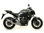 Yamaha Mt-07 2017-2020 Full Exhaust Arrow Thunder Aluminium Black - 71605MI71817AON - ARROW EXHAUSTS
