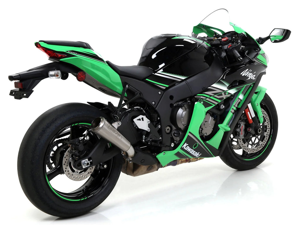 Arrow Kawasaki ZX-10R Slip-On Exhaust + Link Pipe 2016-2020 – Pro-Race