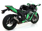 Arrow Kawasaki ZX-10R Slip-On Exhaust + Link Pipe 2016-2020 – Pro-Race