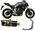 Arrow Yamaha TRACER 700 Full System Exhaust 2017-2020 – Black Aluminium Catalytic