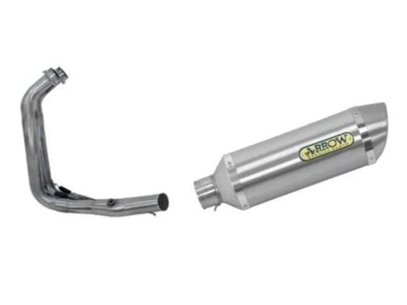 Arrow Yamaha TRACER 700 Full System Exhaust 2017-2020 – Thunder Aluminium Catalytic