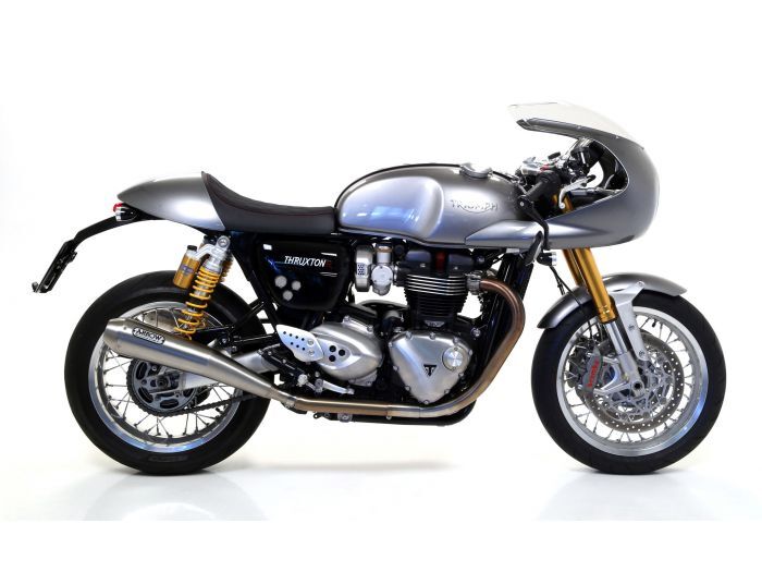 Triumph Speed Twin 1200 2019 Exhaust System Arrow Nichrom Pro Racing Tail Pipe Steel Collectors Racing No Kat - 71664MI71851PRI - ARROW EXHAUSTS