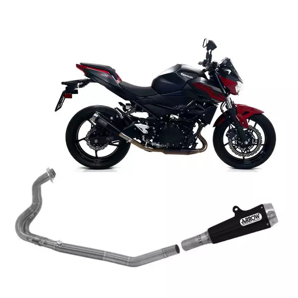 Arrow Kawasaki Z 400 Full System Exhaust 2019-2021 – Pro-Race Racing Black