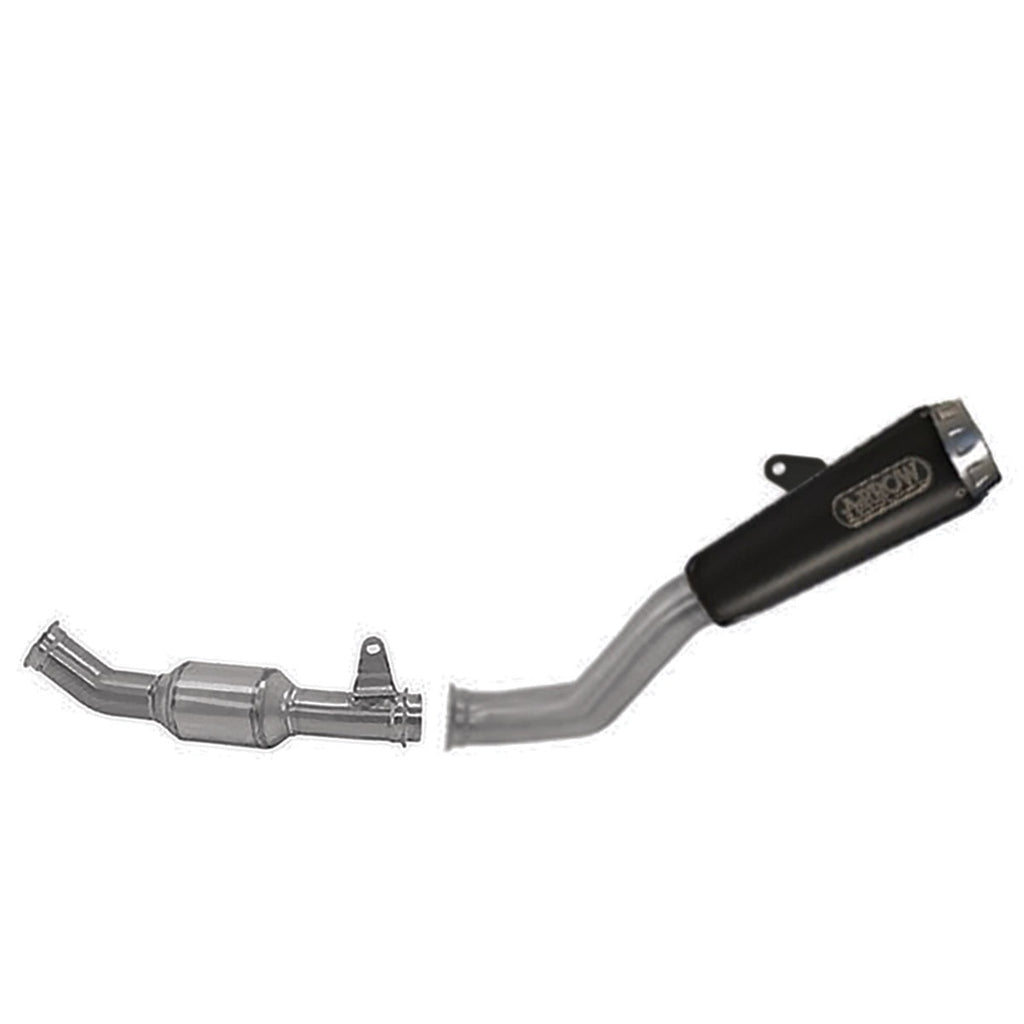 Husqvarna Vitpilen 701 2019-2020 Exhaust System Arrow Nichrom Black Pro Race Tail Pipe Steel - 71703MI71891PRN - ARROW EXHAUSTS