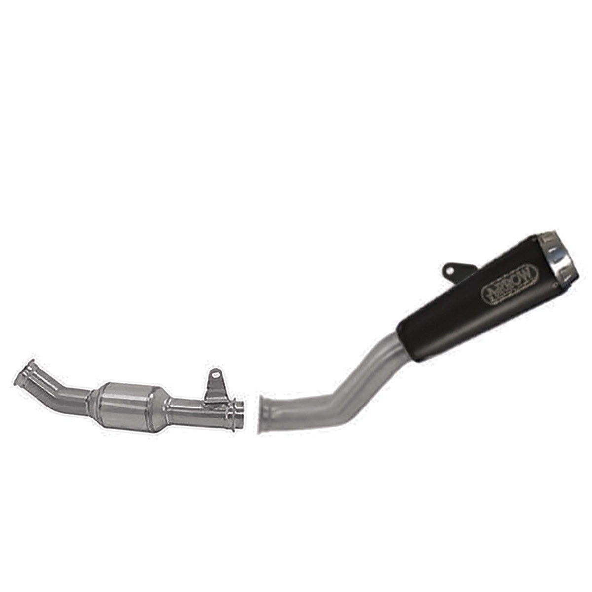 Husqvarna Vitpilen 701 2019-2020 Exhaust System Arrow Nichrom Black Pro Race Tail Pipe Steel - 71703MI71891PRN - ARROW EXHAUSTS