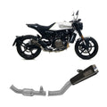 Husqvarna Vitpilen 701 2019-2020 Exhaust System Arrow Nichrom Black Pro Race Tail Pipe Steel - 71703MI71891PRN - ARROW EXHAUSTS