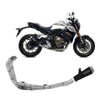 Honda Cbr650r 2019-2023 Exhaust System Racing Arrow Collectors Racing Approved Aluminium Black Thunder Tail Pipe Carbon - 71704MI71892AKN - ARROW EXHAUSTS